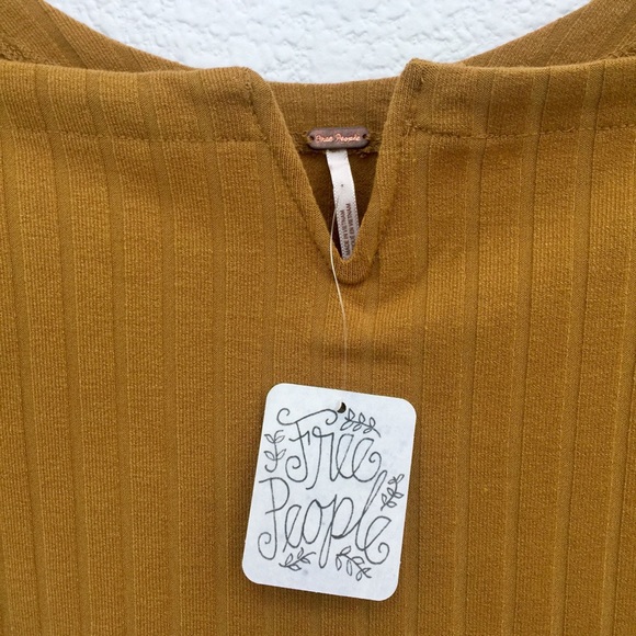 Free People After Party Top -Golden Palm - Picture 8 of 8